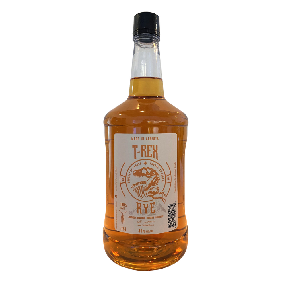 T-Rex Rye 1.75 L, 40 % alc/vol – T-Rex Distillery